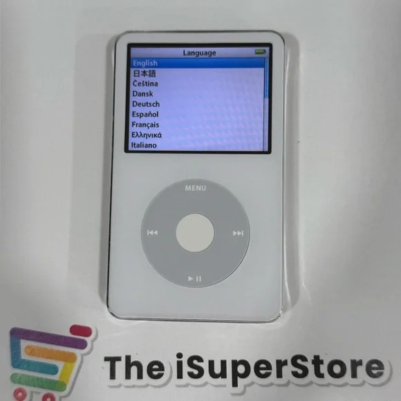 Apple IPod Classic 5th Gen 80GB Classic White + 1 YR warranty
